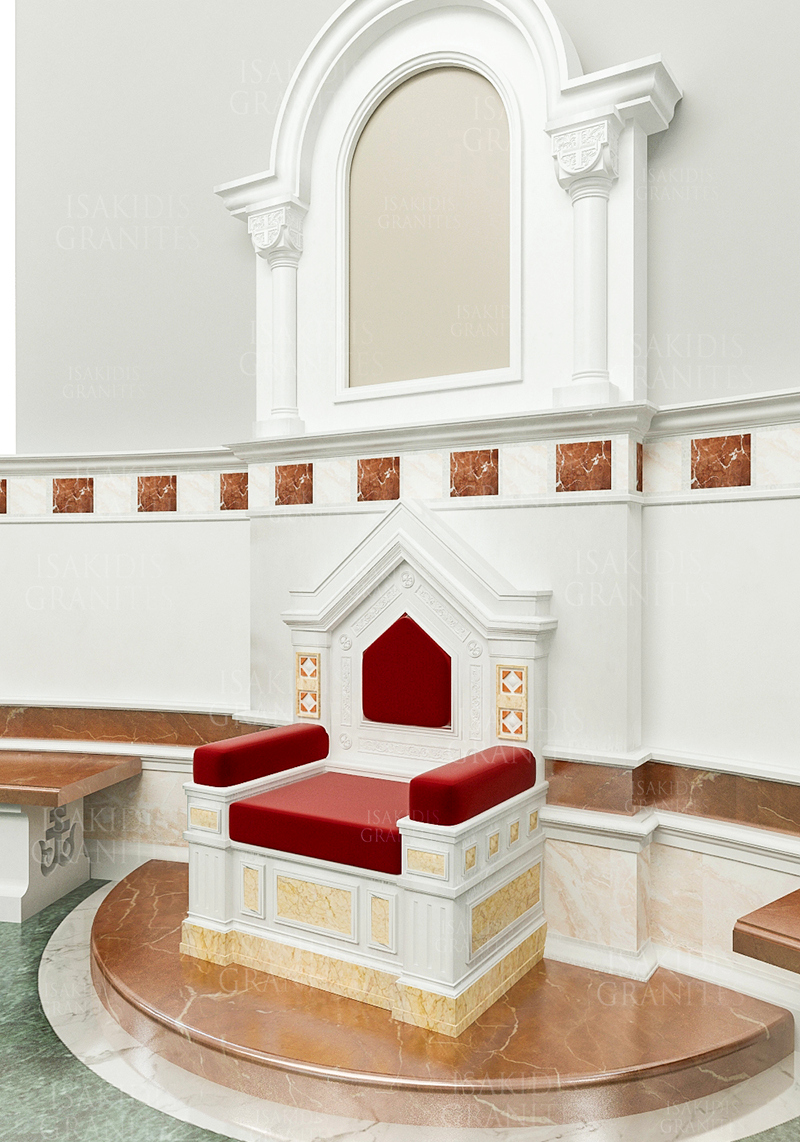 Каменный трон в храме